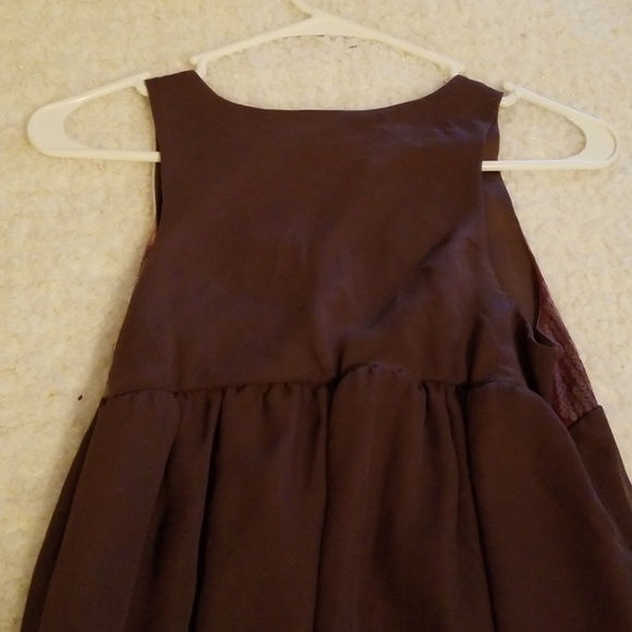 Ombre sequin bubble hem top - Picture 4 of 5